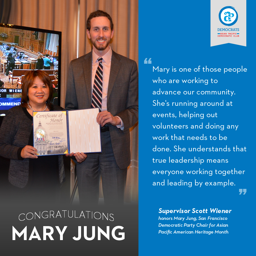 Mary Jung San Francisco APA Heritage Month