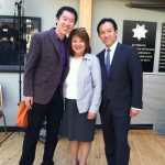 Left to right: Jay Cheng, Mary Jung, David Chiu