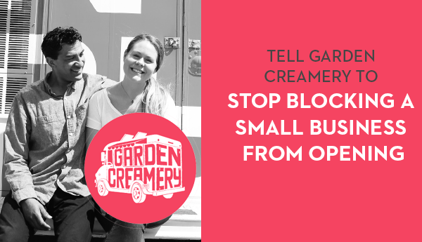 Garden Creamery Blocks Asian Business from Opening