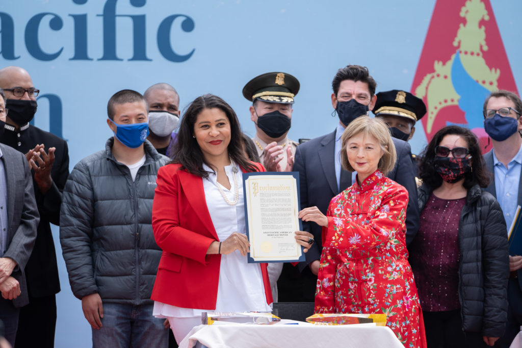 Mayor London Breed declares Asian Pacific American Heritage Month on May 1, 2021 in the City and County of San Francisco