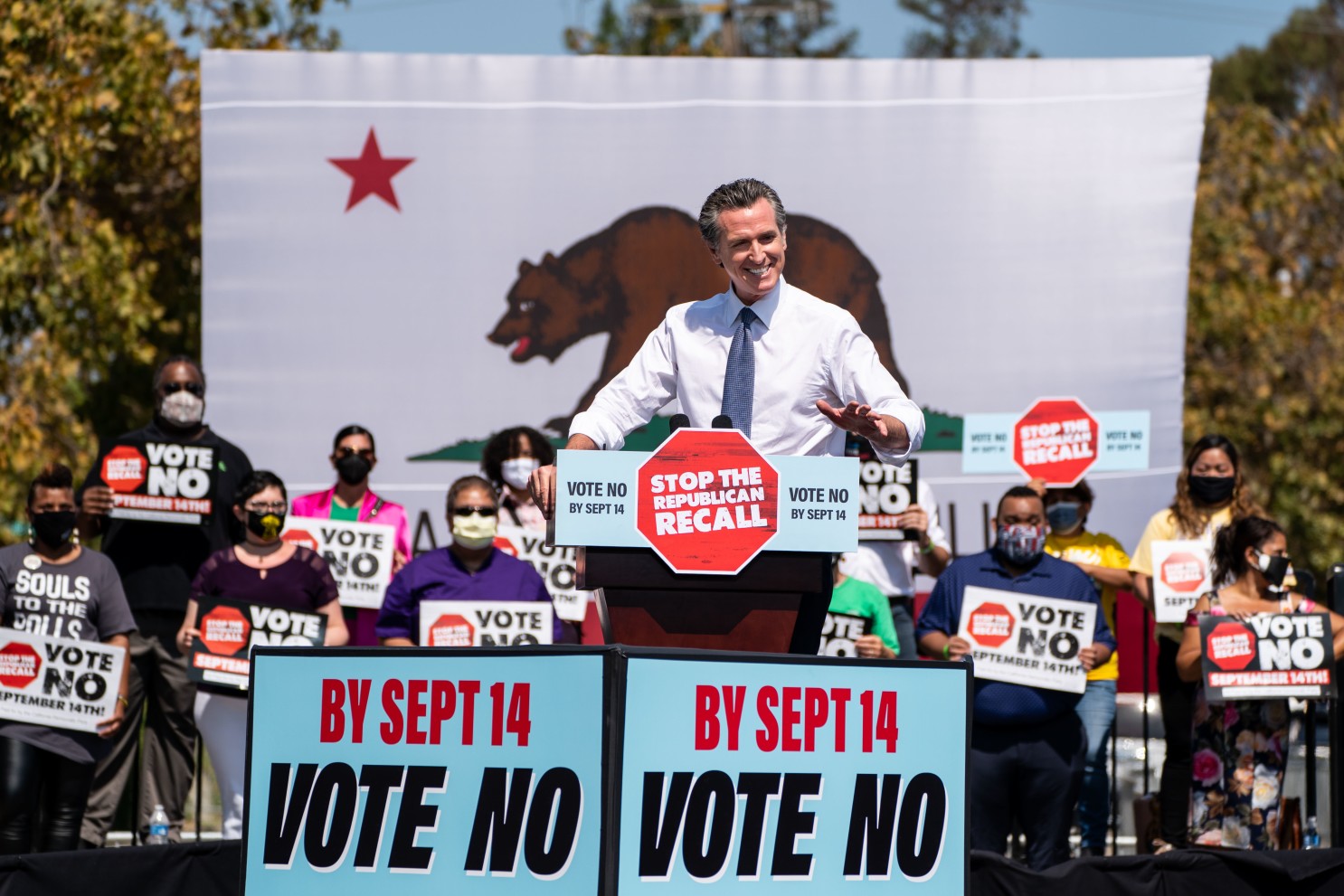 9/14 – Vote No on Recalling CA Governor Gavin Newsom