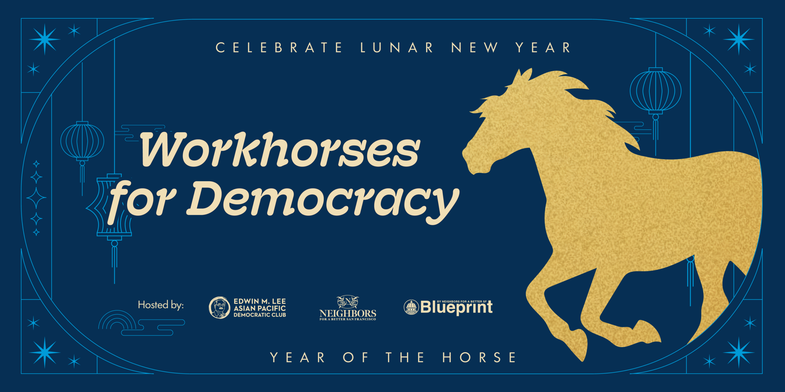 Workhorses for Democracy: CA DEM Lunar New Year Party!