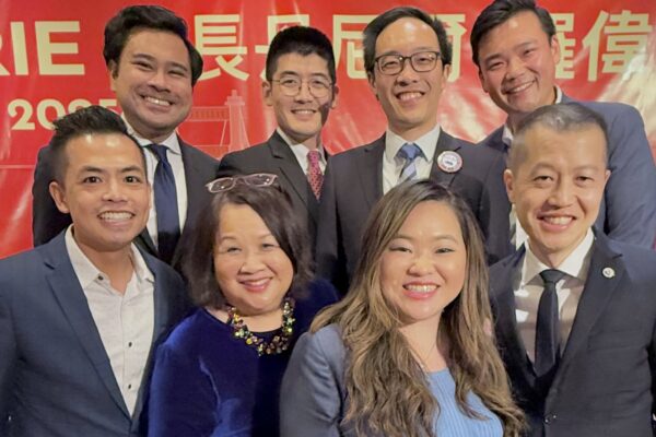 Ed Lee Dem Board in Chinatown Ed Lee Dem Board in Chinatown